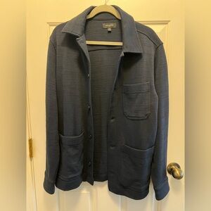 Banana Republic Men's Deep Blue Shirt Jacket